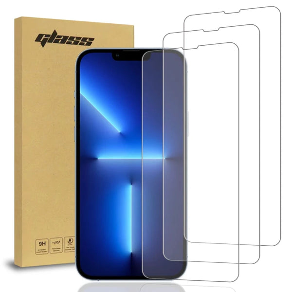 Apple iPhone 13 Pro Screen Protector 3-Pack Tempered Glass