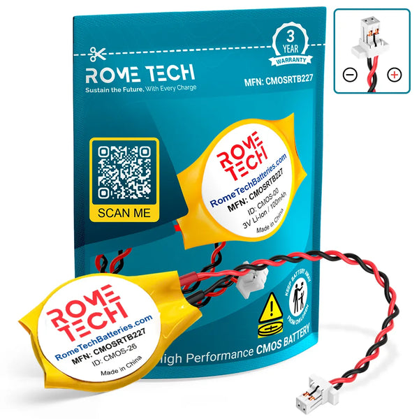 RTC CMOS Battery for Lenovo ThinkPad L15 (Type 20U7, 20U8)