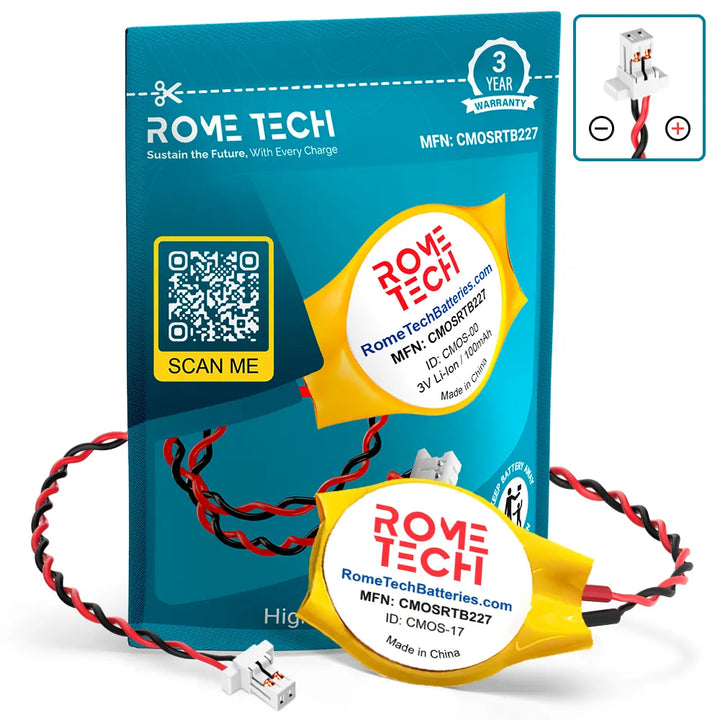 RTC CMOS Battery for Dell Inspiron 11 3164 / P24T / P24T001