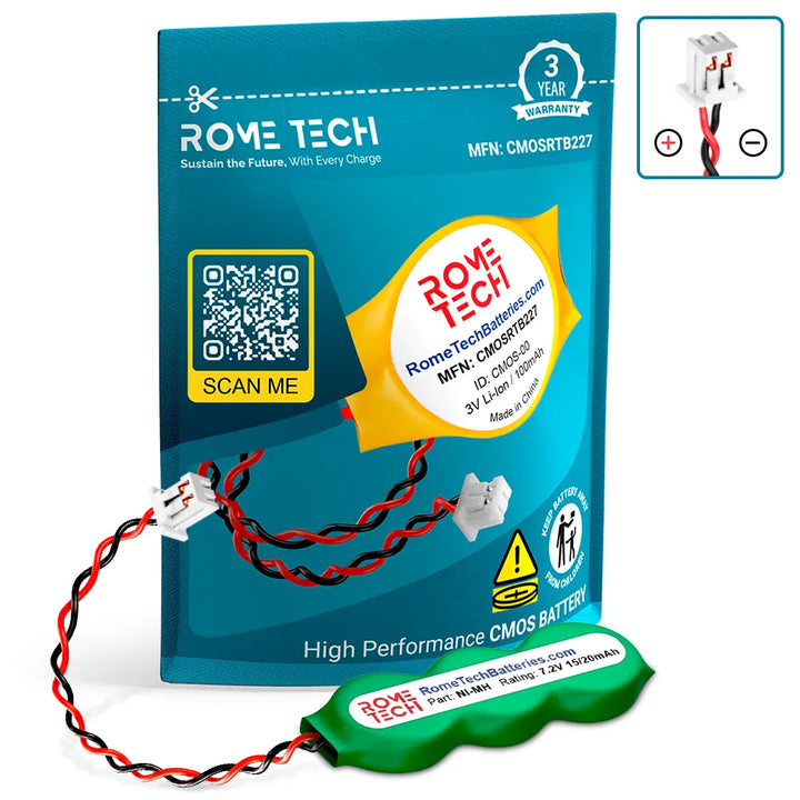 RTC CMOS Battery for Dell Inspiron 8500 / PP02X