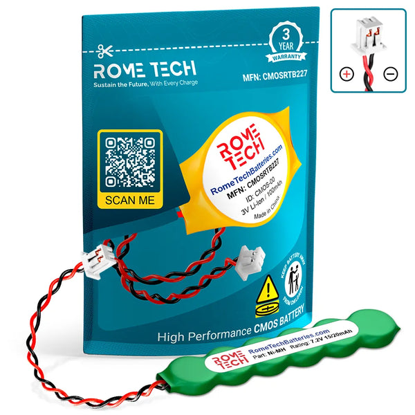 RTC CMOS Battery for Dell Latitude C500 / PP01L