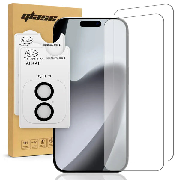 Apple iPhone 17 Tempered Glass Screen Protector Camera Lens