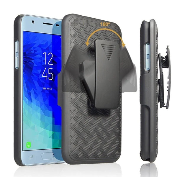 Samsung Galaxy J3 / J3V (3rd Gen 2018) Belt Clip Holster Phone Case