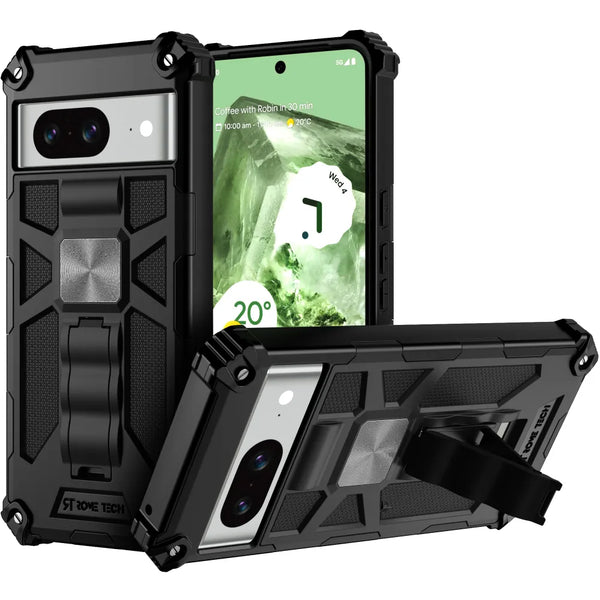 Google Pixel 8 Armor Case with Kickstand & Magnetic Mount