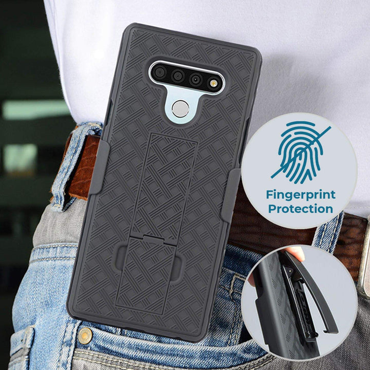 LG Stylo 6 Shell Holster Combo Case freeshipping - Rome Tech Cases