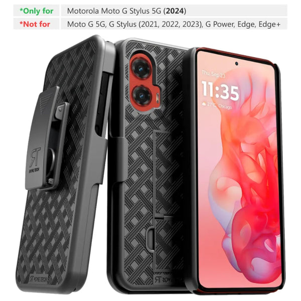 Motorola Moto G Stylus 5G (2024) Belt Clip Holster Phone Case