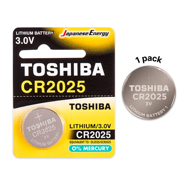 東芝 CR2025 3V 鋰幣 CMOS 電池（零售包裝）（零售包裝） 