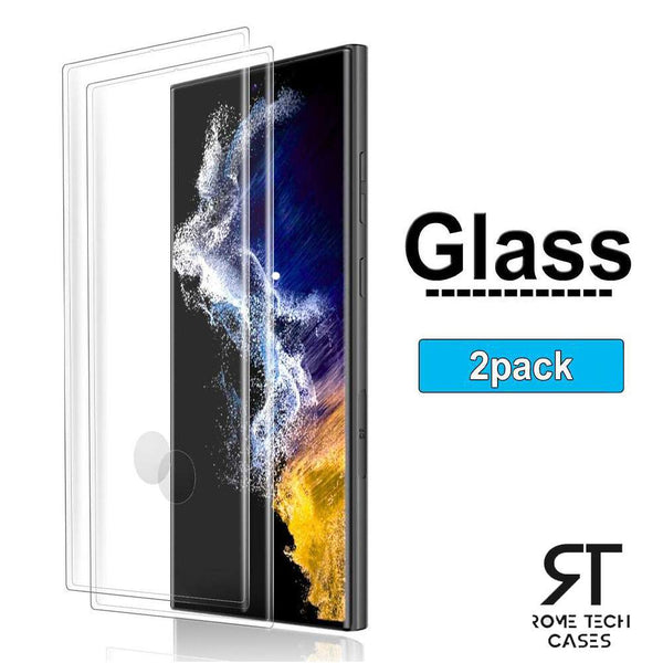 三星 Galaxy S23 Ultra 屏幕保護膜 2 件裝鋼化玻璃