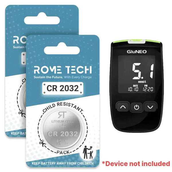 Replacement Battery for GluNEO Blood Glucose Monitor