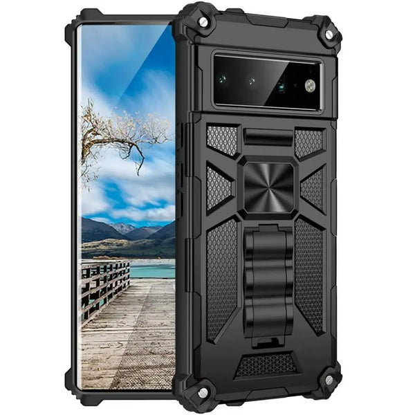 Google Pixel 6 Pro Armor Case with Kickstand & Magnetic Mount