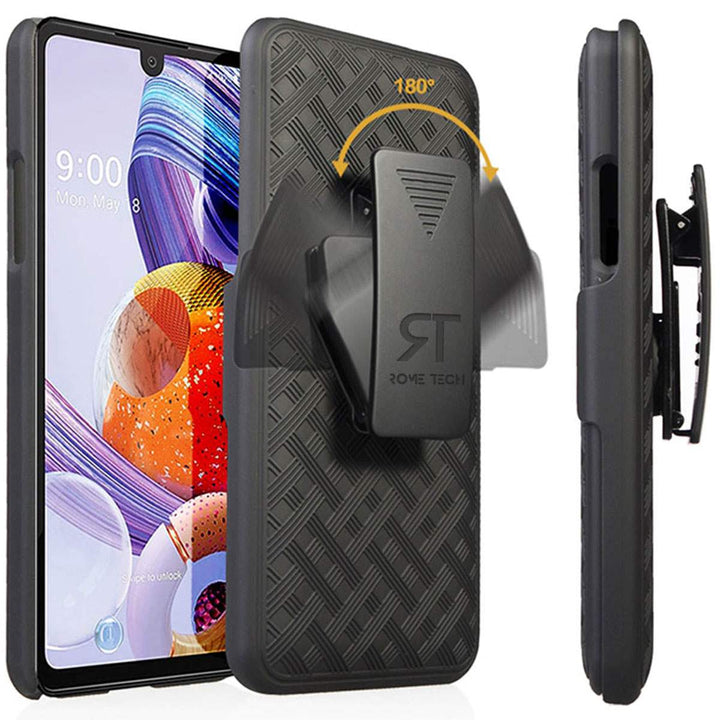 LG Stylo 6 Shell Holster Combo Case freeshipping - Rome Tech Cases